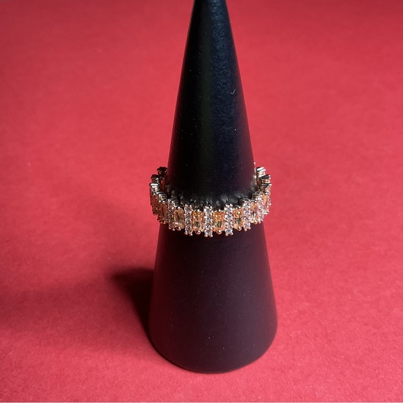 Bomb Party RG43260 “Call Me Stunning” Cubic Zirconia on Rose Gold Sz 10 Ring NWT - Picture 1 of 5